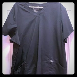 Plus size scrubs set